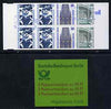Germany - West Berlin 1989 Tourist Sights 3m booklet complete and pristine, SG BSB14