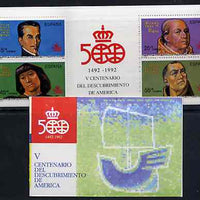 Booklet - Spain 1991 500th Anniversary of Discovery of America (6th Issue) 160p booklet complete and fine, SG SB9