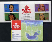 Booklet - Spain 1991 500th Anniversary of Discovery of America (6th Issue) 160p booklet complete and fine, SG SB9