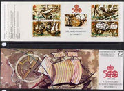Booklet - Spain 1990 500th Anniversary of Discovery of America (5th Issue) 76p booklet complete with pre-release cancel (15th Oct) SG SB8