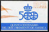 Spain 1986 500th Anniversary of Discovery of America (1st Issue) 160p booklet complete with first day cancels, SG SB2