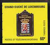 Luxembourg 1991 Posts & Telecommunications 60f booklet complete and pristine, SG SB8