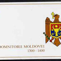 Booklet - Moldova 1993 14th Century Princes 1062h booklet complete and pristine (tete-beche panes)