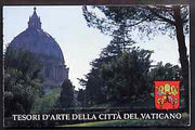 Vatican City 1993 Architectural Treasures 5400L booklet complete and pristine, SG SB4