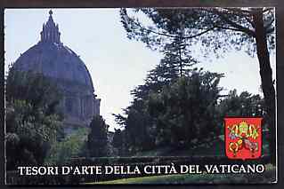 Vatican City 1993 Architectural Treasures 5400L booklet complete and pristine, SG SB4