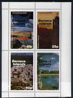 Bernera 1979 Christmas (Views of Bethlehem) perf,set of 4 values (10p to 75p) unmounted mint