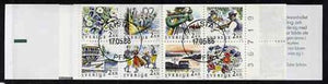 Sweden 1988 Rebate Stamps 20k booklet (Midsummer Festival) complete with first day cancels, SG SB408
