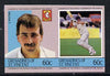 St Vincent - Grenadines 1985 Cricketers #3 - 60c L Potter - unmounted mint imperf se-tenant pair (as SG 366a)