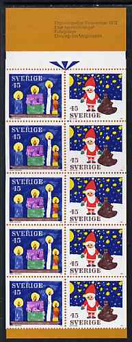Sweden 1972 Christmas 4k50 booklet complete and pristine, SG SB278