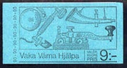 Sweden 1975 Watch, Guard & Help 9k booklet complete and pristine, SG SB302