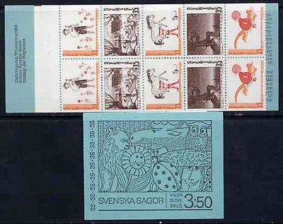 Sweden 1969 Swedish Fairy Tales 3k50 booklet complete and pristine, SG SB242