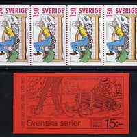 Sweden 1980 Christmas 15k booklet (Comic Strips) complete and pristine, SG SB345