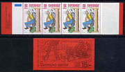 Sweden 1980 Christmas 15k booklet (Comic Strips) complete and pristine, SG SB345