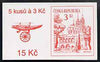 Czech Republic 1994 Brno 15kc booklet (Crocodile on cover) complete and fine containing pane of 5 x Mi 35