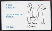 Booklet - Czech Republic 1995 Cartoons 18kc booklet complete and fine containing pane of 5 x 3.60kc
