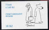 Czech Republic 1995 Cartoons 18kc booklet complete and fine containing pane of 5 x 3.60kc