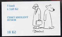 Czech Republic 1995 Cartoons 18kc booklet complete and fine containing pane of 5 x 3.60kc