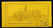 Sweden 1973 Centenary of Nordic Museum 7k50 booklet complete and pristine, SG SB287