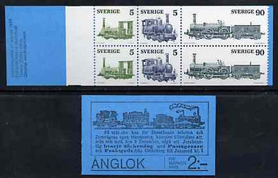 Sweden 1975 Swedish Railways 2k booklet complete and pristine, SG SB303