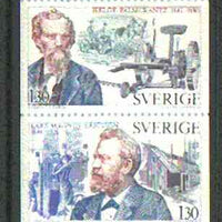 Sweden 1976 Swedish Technological Pioneers 6k50 booklet complete and pristine, SG SB312