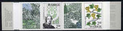 Sweden 1987 Swedish Botanical Garden 16k80 booklet complete and pristine, SG SB402