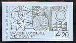 Sweden 1970 Swedish Trade & Industry 4k20 booklet (in English) complete and pristine, SG SB249