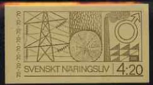 Sweden 1970 Swedish Trade & Industry 4k20 booklet (in Swedish) complete and pristine, SG SB249