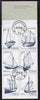 Sweden 1981 Provincial Sailing Ships 9k90 booklet complete with cds cancels, SG SB352