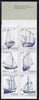 Sweden 1981 Provincial Sailing Ships 9k90 booklet complete and pristine, SG SB352