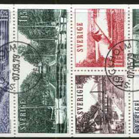 Sweden 1979 Tourism - Göta Canal 6k90 booklet complete with first day cancels, SG SB335