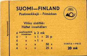Booklet - Finland 1939 Lion 20m booklet complete and very fine, SG SB2