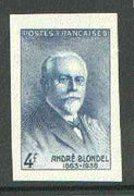 France 1942 André Blondel (Physicist) unmounted mint imperf single in issued colour, Yv 551
