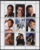 Udmurtia Republic 1999 Hollywood Actors perf sheetlet containing 9 values unmounted mint (Michael Douglas, M Gibson, Tom Hanks,, B Willis, J Nicholson, Bill Murray, Claudia Schiffer, Tina Turner & Whoopi Goldberg)