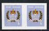 Staffa 1977 Silver Jubilee 1p imperf pair unmounted mint