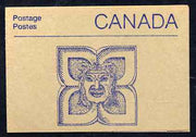 Canada 1988 Architectural features 50c booklet (Indian Mask Sculpture) SG SB108d