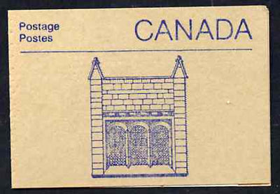 Canada 1988 Architectural features 50c booklet (Window at Centre Block) SG SB108i