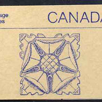 Canada 1988 Architectural features 50c booklet (Stone Ornament) SG SB108g