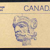 Canada 1988 Architectural features 50c booklet (Carved Head) SG SB108h