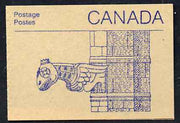 Canada 1988 Architectural features 50c booklet (Gargoyle) SG SB108c