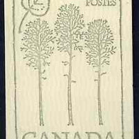 Canada 1978 Flowers & Trees - Trembling Aspen 50c booklet (green on crean cover) complete and pristine, SG SB 84g