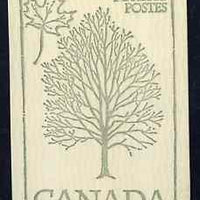 Canada 1978 Flowers & Trees - Sugar Maple 50c booklet (green on crean cover) complete and pristine, SG SB 84i