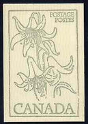 Canada 1978 Flowers & Trees - Canada Lily 50c booklet (green on crean cover) complete and pristine, SG SB 84c