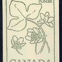 Canada 1978 Flowers & Trees - Hepatica 50c booklet (green on crean cover) complete and pristine, SG SB 84d
