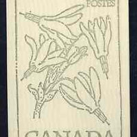 Canada 1978 Flowers & Trees - Shooting Star 50c booklet (green on crean cover) complete and pristine, SG SB 84e