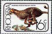 Rhodesia 1976 Cheetah 16c from Vulnerable Wildlife set unmounted mint, SG 532*