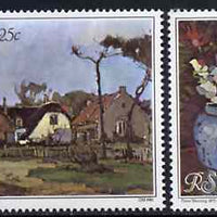 South Africa 1980 Paintings by Pieter Wenning set of 2 unmounted mint, SG 474-75*