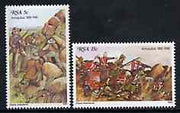 South Africa 1981 Centenary of Battle of Amajuba set of 2 unmounted mint, SG 488-89