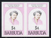 Barbuda 1981 Eleanor Roosevelt $4 unmounted mint imperforate pair (as SG 549)