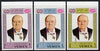 Yemen - Royalist 1968 Human Rights Year the three imperf values showing Churchill unmounted mint (Mi 540, 544 & 548B)*