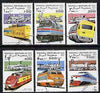 Somalia 1977 Trains (old and new) complete perf set of 6 cto used*